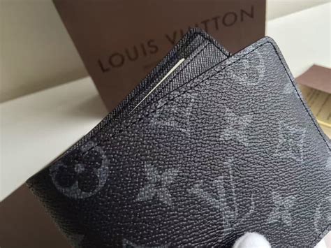 men louis vuitton black wallet